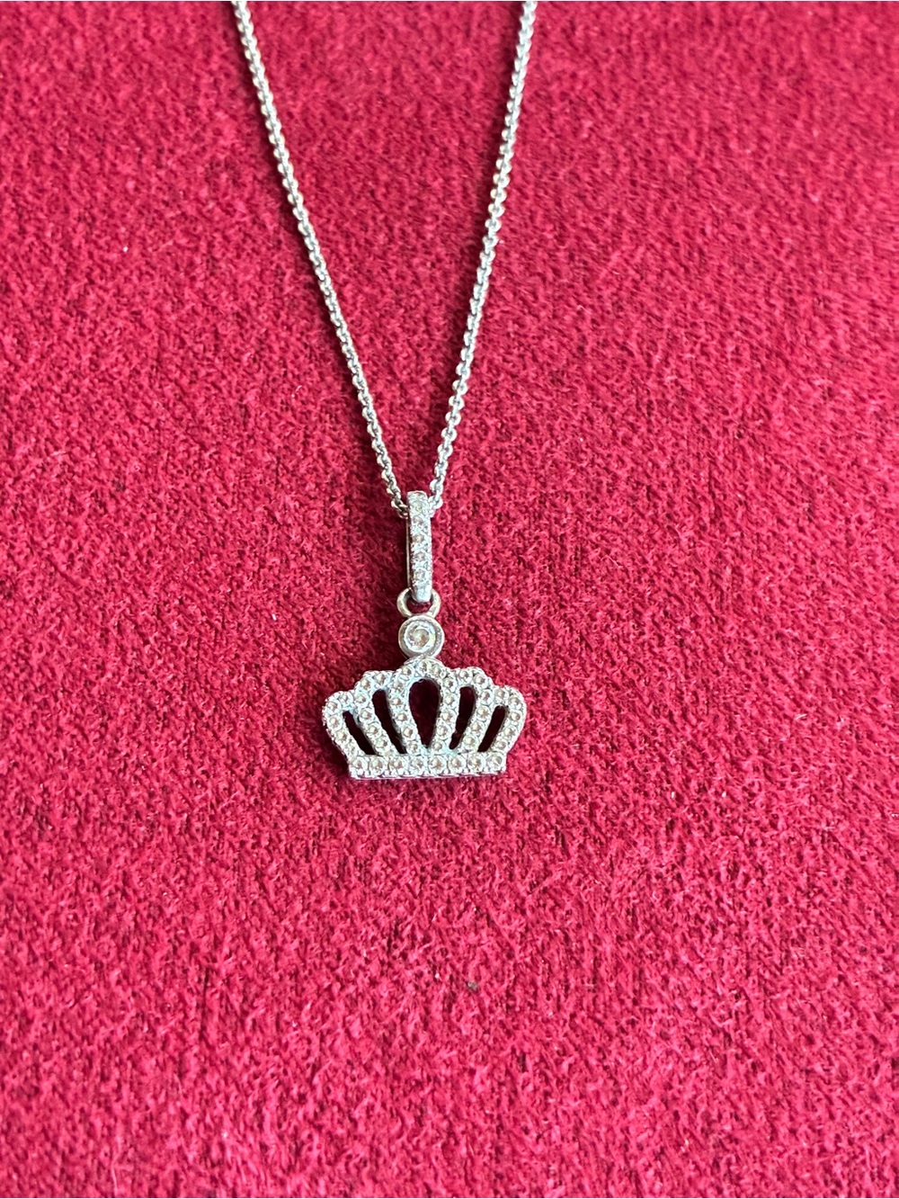 Sterling Crown Pendant 925 Silver
